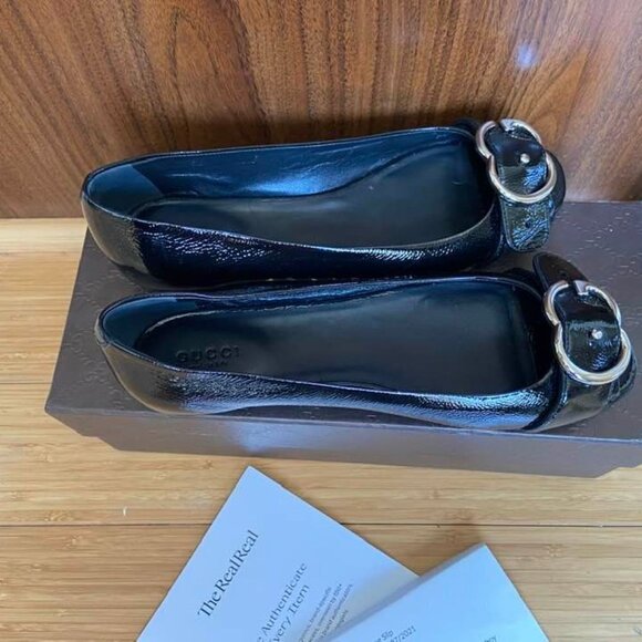 Gucci Ballet Flats new in box size 37.5 - Picture 4 of 5